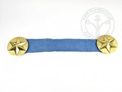 BR-23 Cloak fastener with linen ribbon