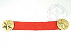 BR-24 Cloak fastener with linen ribbon