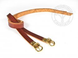G-015-P Leather garters - plain