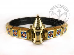 KB 036 Knight Belt with Tower - Enameled