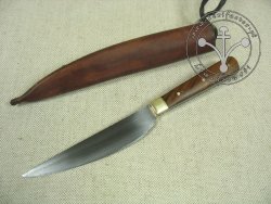 KS-005 Medieval knife with wooden handle
