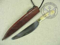 KS-010 Medieval knife with bone handle