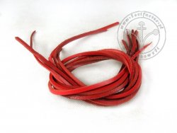 R-62 Leather strap - thick - red