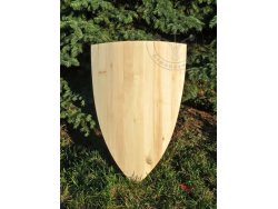 SD-06 Big triangular shield "Naumburg" 13th cent. - wooden planks
