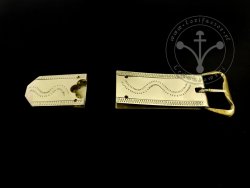 St-13 Buckle and strapend set for 15th-16th cent.