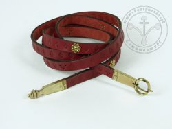 000BS07 Medieval belt with mounts