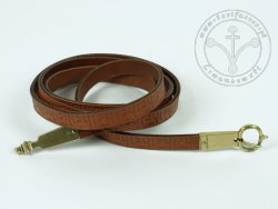 000BS09 Medieval belt with stamped decoration