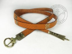 244C Stamped belt for 15th century 