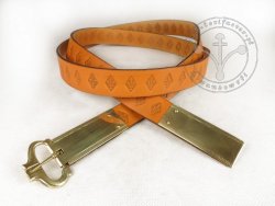 317C Medieval stamped belt