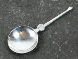 ACA-05 Medieval spoon "with star" - silver plated