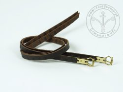 G-141-S Leather garters - stamped