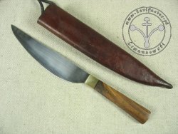 KS-008 Medieval knife with wooden handle