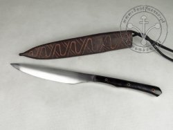 KS-027A Medieval knife with horn handle