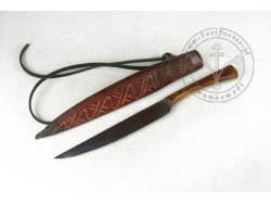 KS-068 Medieval knife with wood handle