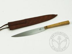 KS-084 Medieval knife with wooden handle
