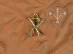L-X - Pendant - Gothic "X" Letter