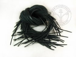 R-70 Leather strap - thick - porcine - black - long