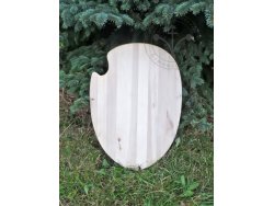 SD-10 Egg shaped Shield - "Ekro vom Stern" 14th cent. - wooden planks