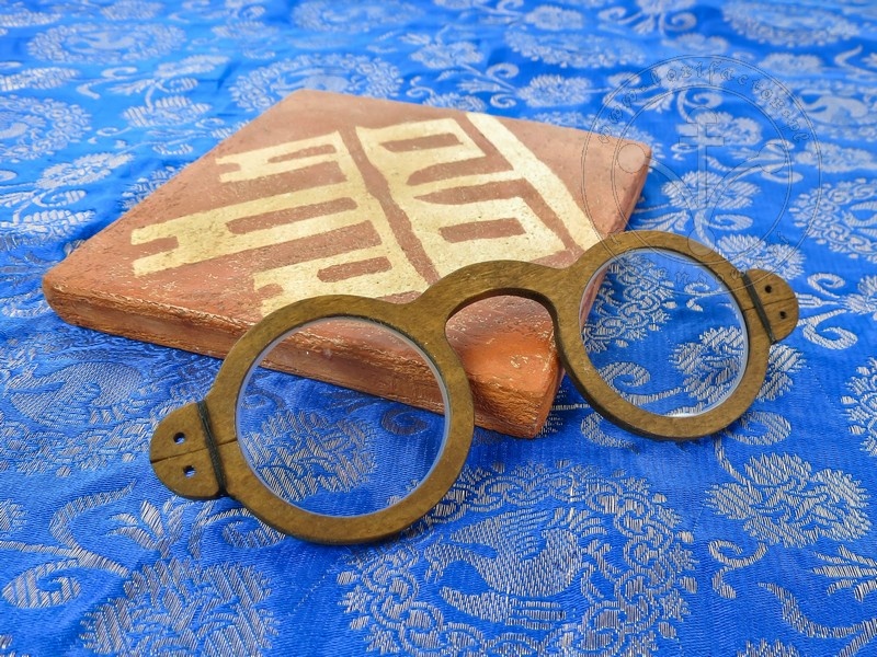 civilisation kubiske telt SGL-03 Medieval glasses "-4,5" CONCAVE - brown - ON STOCK :: Lorifactor.com