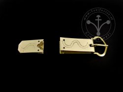St-06 Buckle and strapend set for 14th-15th cent.