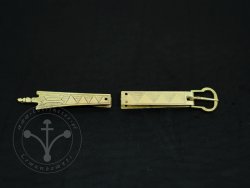 St-21 Buckle and strapend set for 14th-15th cent.