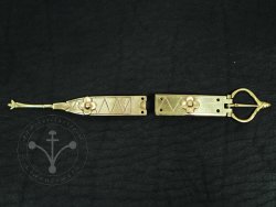 St-33 Buckle and strapend set for 13th-14th cent.